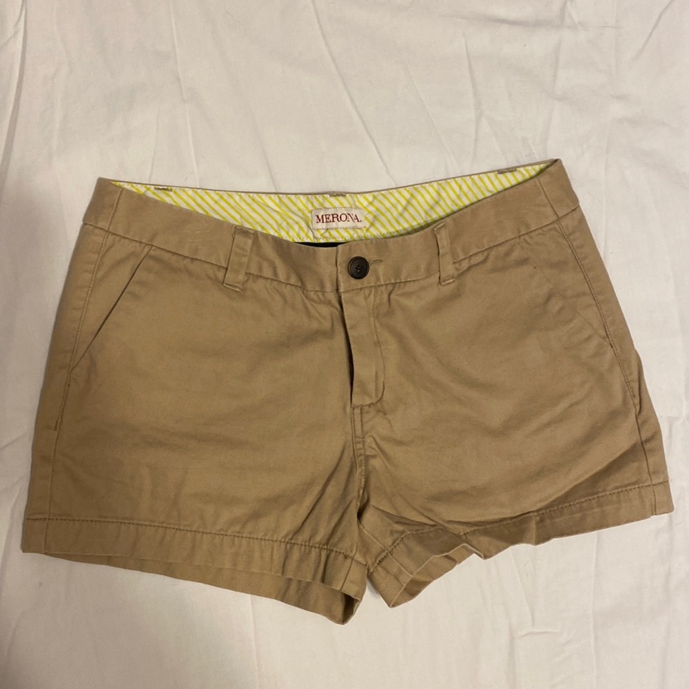 Merona womens khaki shorts
